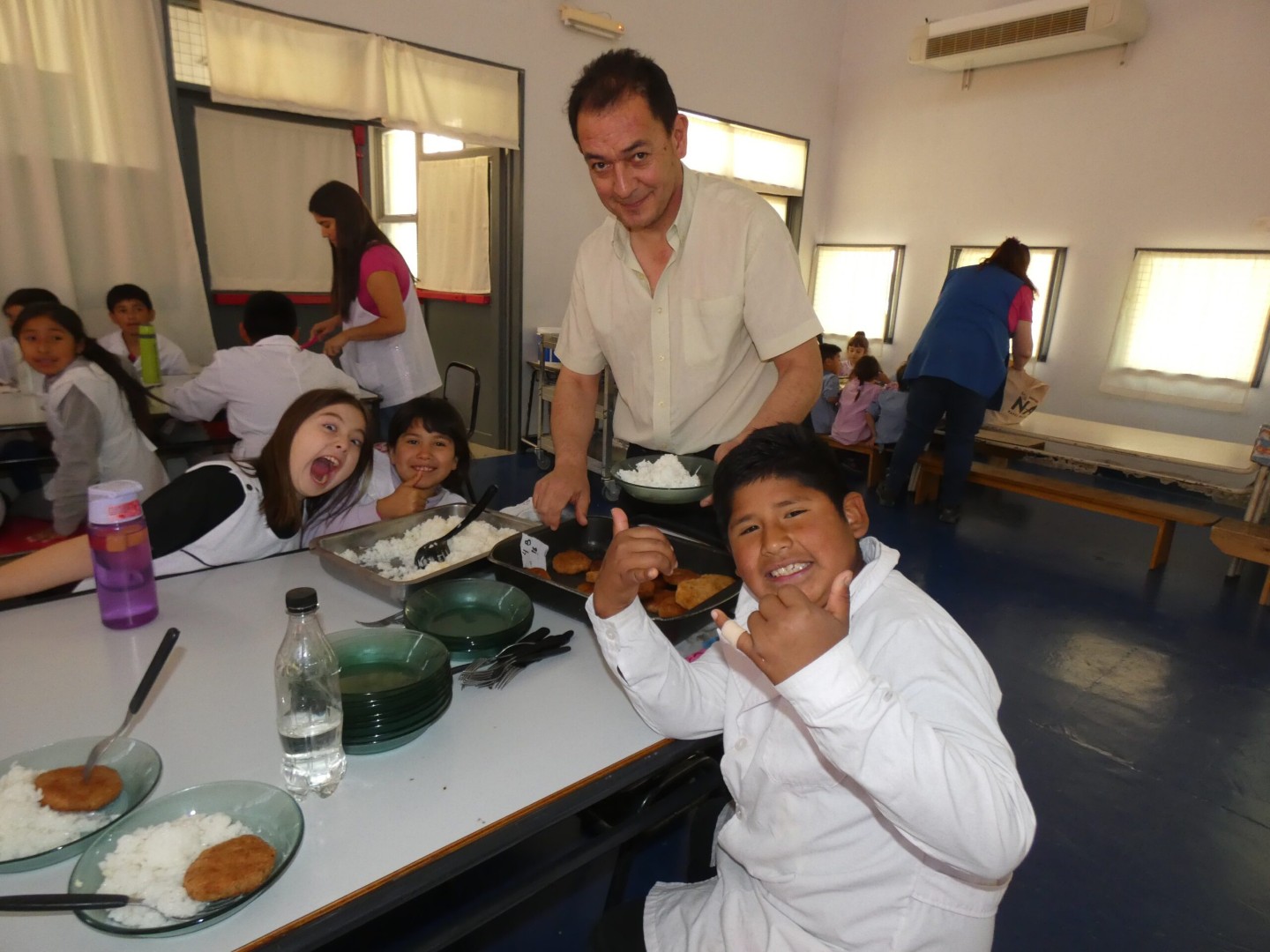 Juan Davies yn Ysgol Bryn Gwyn